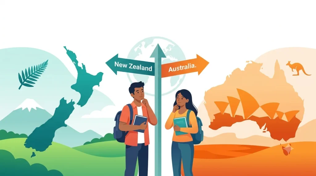 New Zealand vs Australia for Bangladeshi students