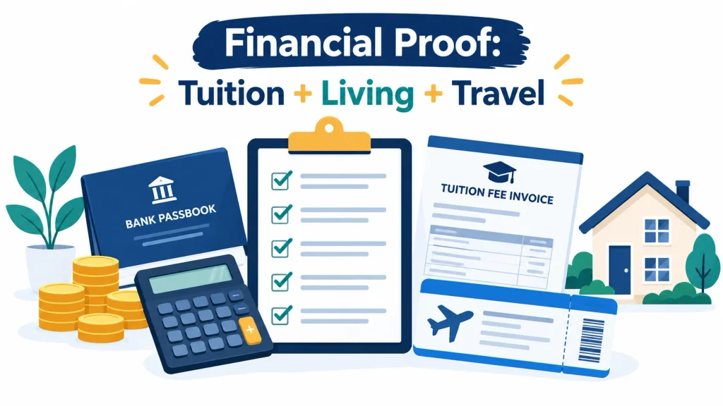 Financial requirements for the Australia Student Visa 2026 including tuition, living costs and travel
